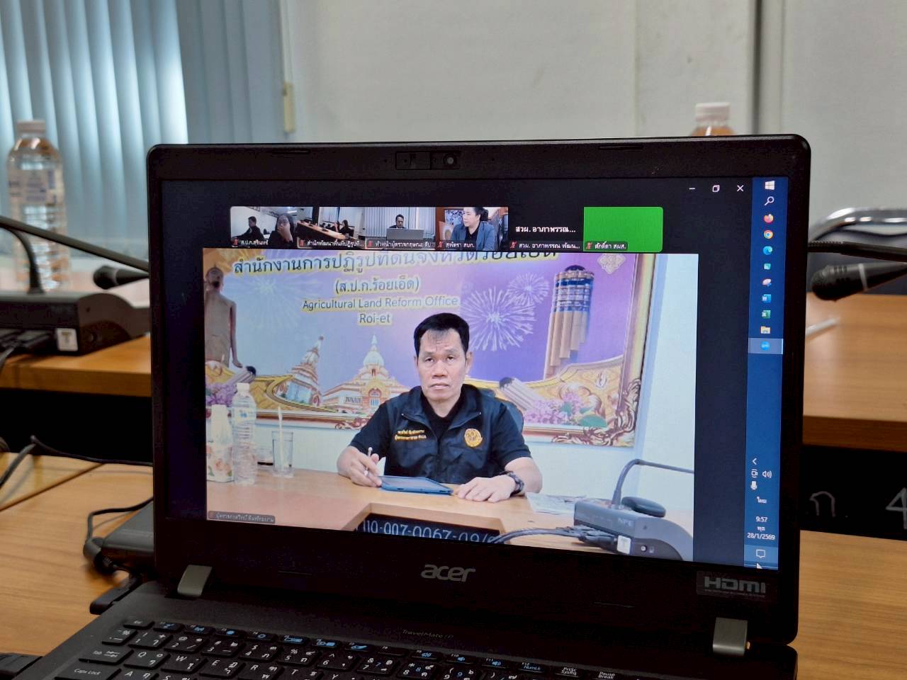 title - ผู้ตรวจราชการ ส.ป.ก. ร่วมประชุมคณะกรรมการจัดงานวันคล้ายวันสถาปนา ส.ป.ก. ครบรอบ 51 ปี ครั้งที่ 2/2569 และคณะทำงานจัดกิจกรรม 51 ปี ส.ป.ก. และประชุมตรวจราชการและติดตามความก้าวหน้าผลการดำเนินงานตามแผนการตรวจราชการของผู้ตรวจราชการสำนักงานการปฏิรูปที่ดินเพื่อเกษตรกรรม ประจำปีงบประมาณ พ.ศ. 2569 รอบที่ 1 เขตตรวจราชการที่ 12 จังหวัดร้อยเอ็ด 